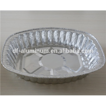 aluminium foil deep roasting tray for turkey baking